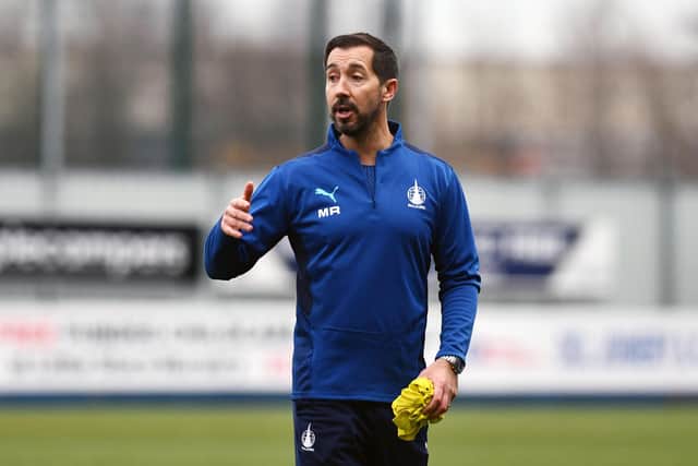 Head coach Martin Rennie's first home match is on Boxing Day against Clyde