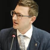 Fraser Sutherland, chief executive of Humanist Society Scotland. Pic - Andrew Cowan/Scottish Parliament.