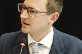 Fraser Sutherland, chief executive of Humanist Society Scotland. Pic - Andrew Cowan/Scottish Parliament.