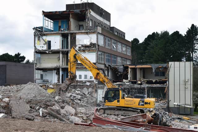 The demolition work is being undertaken by David Morton (Larbert) Ltd.