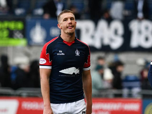Falkirk defender Tom Lang has been ruled out for the remainder of the campaign (Photo: Michael Gillen)