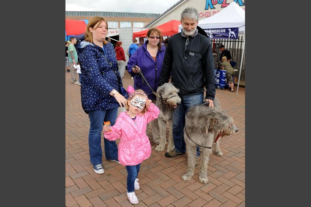 A family day out.