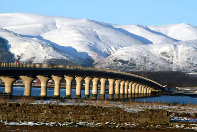 The Clackmannanshire Bridge has been closed. Pic: Gary Hutchison