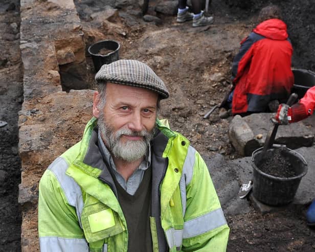 Geoff Bailey, former Falkirk archaeologist and author, will launch his updated book on the Battle of Falkirk Muir 1746 next week.   Pic: Michael Gillen.