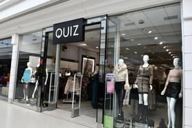 The Quiz branch in the Howgate Centre has closed as the company went into administration.   Pic: Michael Gillen