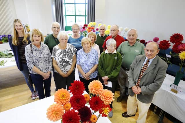 The horticultural society committee and judges.   (Pic: Alan Murray)
