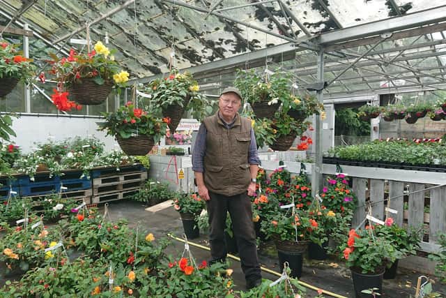 Andrew Ross, owner of Bonnyview Garden Centre, says his business has been hit since the roadworks began