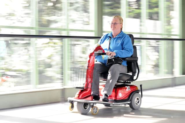 Shopmobility allows people to hire wheelchairs and mobility scooters. Pic: Michael Gillen