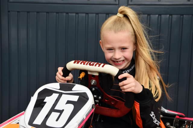 Khloe McGill is looking forward to more success in her go-kart