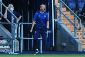 Head coach Paul Sheerin on the touchline (Pics Michael Gillen)