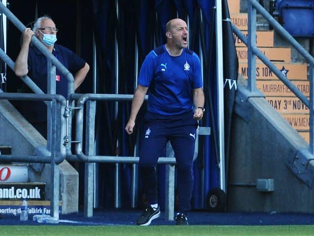 Head coach Paul Sheerin on the touchline (Pics Michael Gillen)