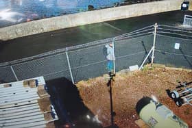 CCTV captured Graham Johnston in the area of Haney's Way. Pic: Contributed
