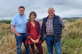 MSP Stephen Kerr meets with members of Airth Community Council to discuss the village's flood defences