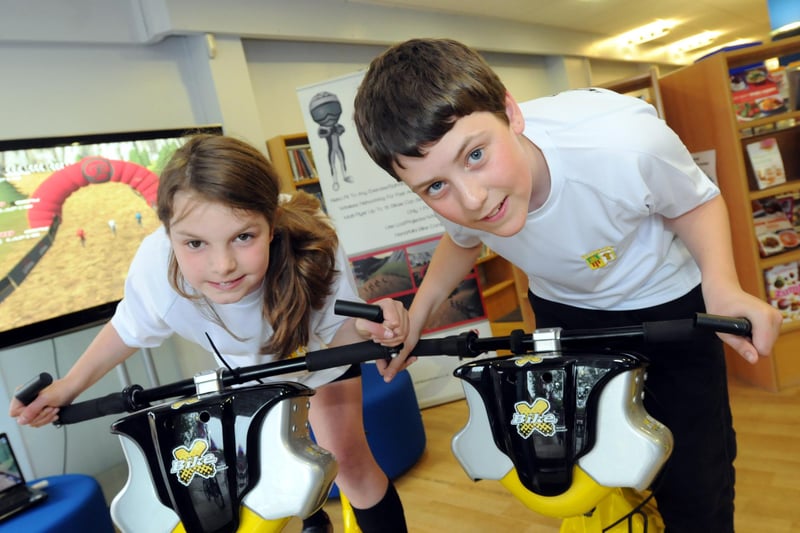 Abby Ryan and Aiden Fryer both took part in the Cycle Challenge in 2012 at South Shields Central Library. Were you there and what else can you tell us about the event?