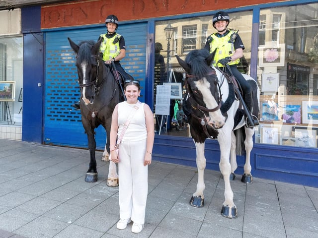 Police Scotland Mounted Branch played their part.