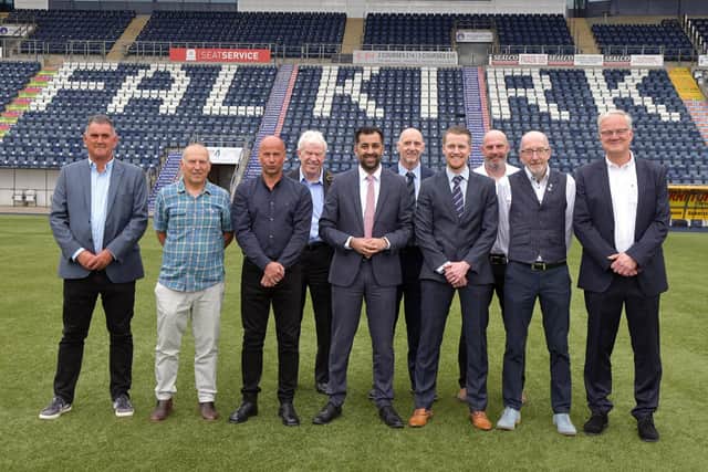 First Minister Humza Yousaf met with representatives from Falkirk FC, Falkirk Supporters’ Society, Falkirk Football Community Foundation, and the Scottish Football Supporters Association