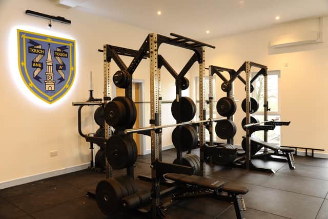 The state-of-the-art gym has been specifically created for the needs of a rugby player (Pictures by Alan Murray)
