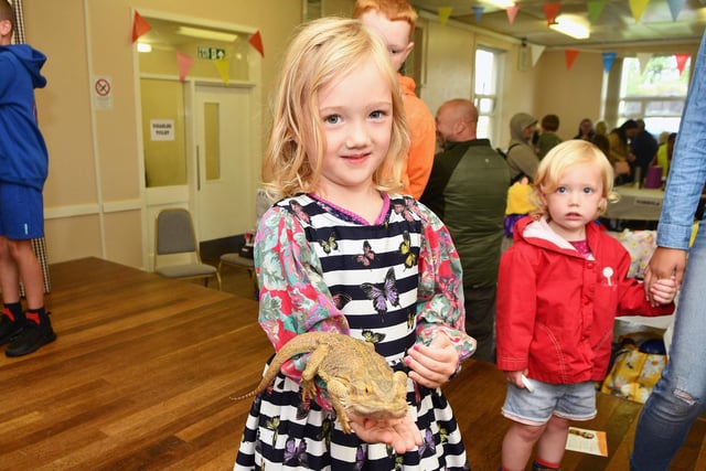 Cold blooded but warm hearted - this bearded dragon was a big hit at the fun day
(Picture: Michael Gillen, National World)