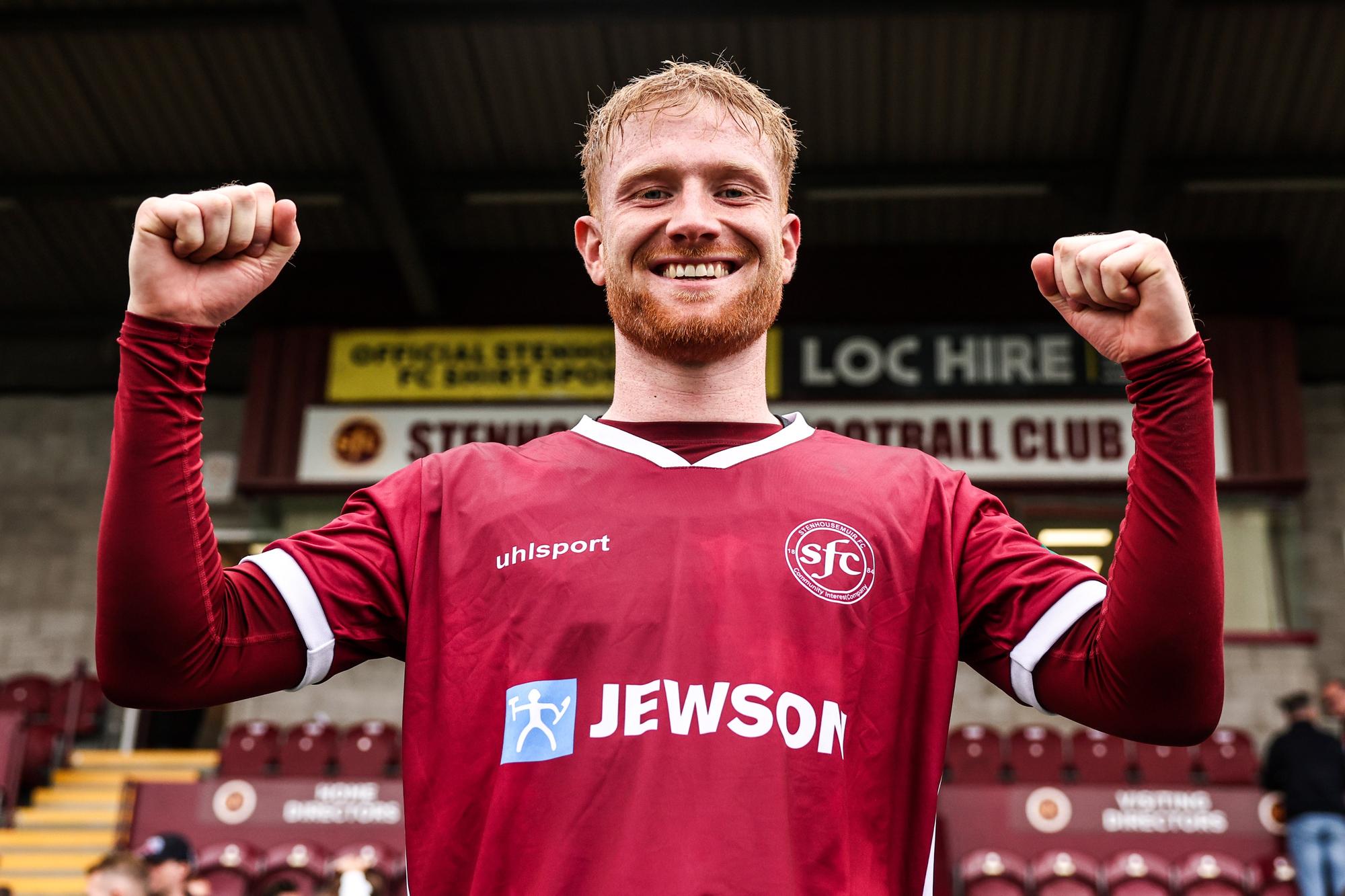 Euan O'Reilly revels in scoring Motherwell winner and Stenhousemuir journey