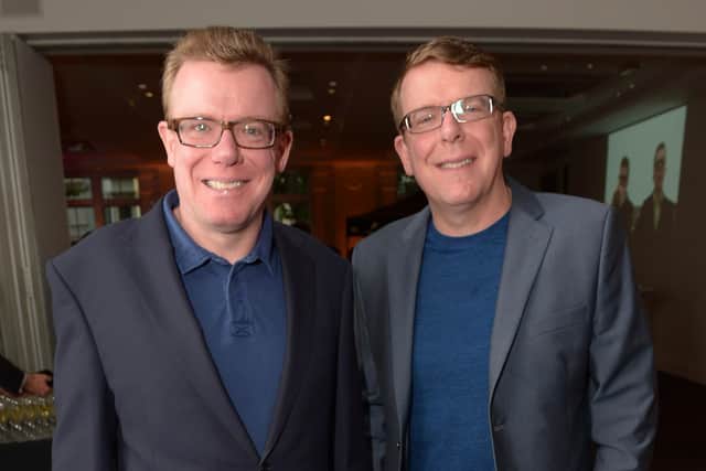 Craig and Charlie Reid, The Proclaimers at a VIP Screening of Sunshine On Leith in 2013