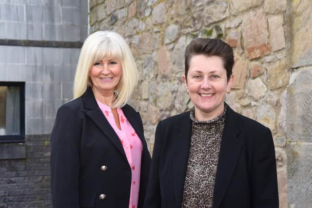 Elaine Hall and Wendy Laird of Falkirk Council's Empty Homes team  
(Picture: Submitted)