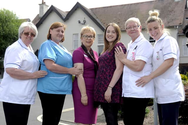 Strathcarron Hospice staff are counting on the support of members of the public to be able to continue providing their crucial services. Picture: Michael Gillen.