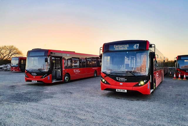 Alexander Dennis Ltd has sent 92 new buses to Cornwall for use on a new route by Go Cornwall Bus