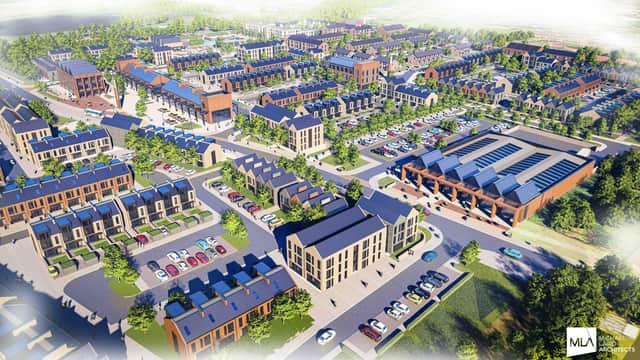 Stock photo of part of the proposals for the Winchburgh Masterplan.
