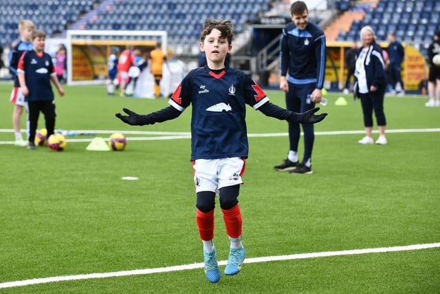 Some great celebrations were also on show from the Junior Bairns...
