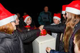 The annual Christmas light switch on event in Carronshore takes place on Friday, December 1.  (Pic: Scott Louden)