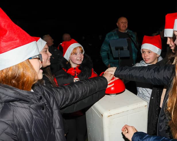 The annual Christmas light switch on event in Carronshore takes place on Friday, December 1.  (Pic: Scott Louden)