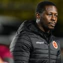 Marvin Bartley has led part-time Stenhousemuir to the top of the William Hill Championship after eight games (Pic by Rob Casey/SNS Group)