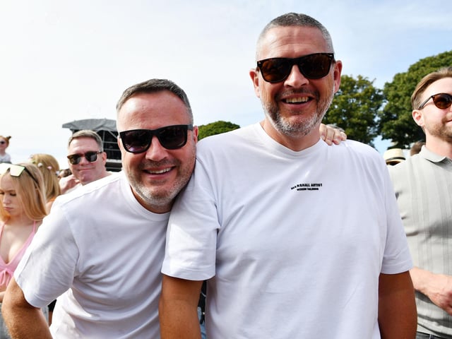 These gents were happy to pose for the camera.