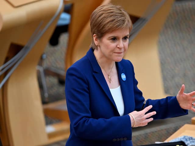 When is Nicola Sturgeon’s update today? Time the First Minister is expected to make an announcement on tiered system in Scotland (Photo by Jeff J Mitchell - Pool /Getty Images)