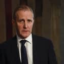 Health Secretary Michael Matheson leaves the chamber following First Minister's Questions at Scottish Parliament. Pic: Getty Images