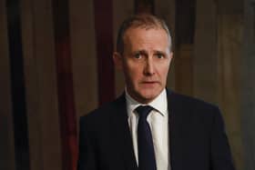 Health Secretary Michael Matheson leaves the chamber following First Minister's Questions at Scottish Parliament. Pic: Getty Images