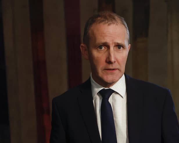 Health Secretary Michael Matheson leaves the chamber following First Minister's Questions at Scottish Parliament. Pic: Getty Images