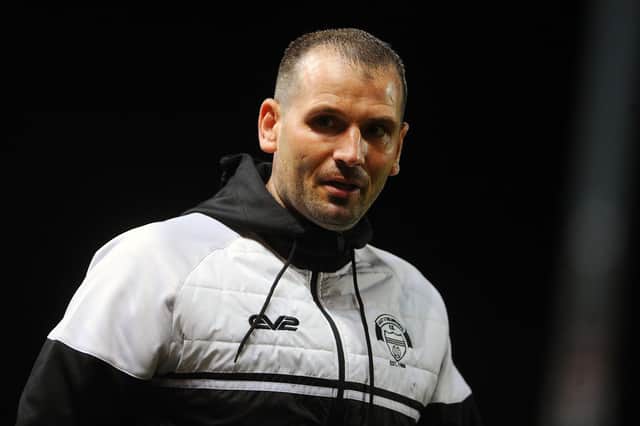 East Stirlingshire manager Derek Ure (Pic: Michael Gillen)