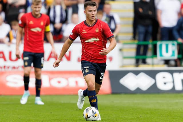 Falkirk's Dylan Tait starring in derby win at Dunfermline (Pic Ross Parker/SNS Group)