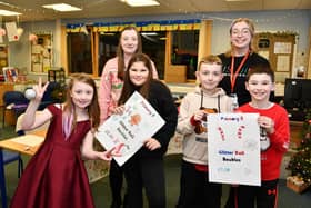 Antonine Primary School hosted its Christmas fayre last week with each class running a stall.  (Pics: Michael Gillen)