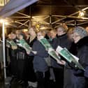 05-12-2017. Picture Michael Gillen. DENNY. Strathcarron Hospice. Annual "Light up a Life", candlelight celebration with lighting of Christmas tree. Strathcarron Singers.

Light Up A Life at Strathcarron is a celebration of the lives of much loved relatives and friends. Dedicate a Light on special Christmas Tree in honour or memory of someone who you wish to remember. A special tree will be lit in the grounds of the Hospice in Denny, each of the lights is sponsored to remember someone that is very special or missed.