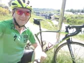 Trevor Caulfield from Bonnybridge who is doing the Ride across Britain in September