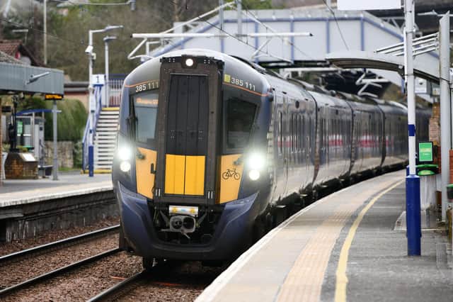 ScotRail has suspended all of its services on Friday due to weather warnings from Storm Eowyn. (Pic: Michael Gillen)