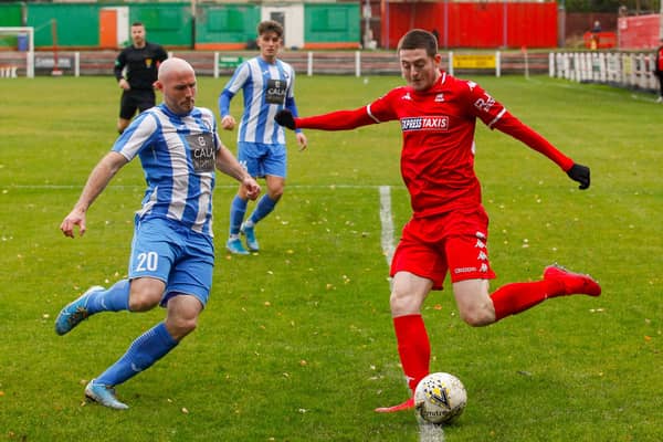 Camelon striker Alan Docherty has joined Stenhousemuir on-loan