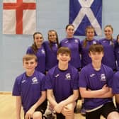 Pictured are Fury's 10 representatives who attended basketball tournament in Dundee