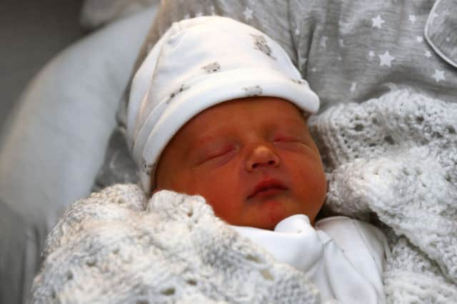 Harris David Wood who was born on New Year's Day. Picture: Michael Gillen
