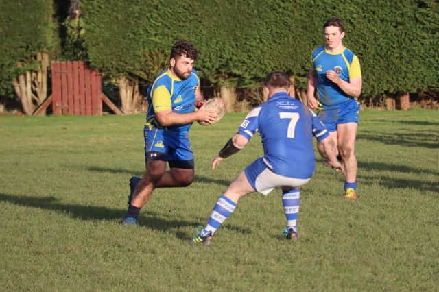 Nathan Stewart of Bo'ness on the ball (Picture: Mark MacDonald)