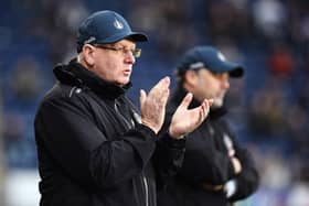 Falkirk manager John McGlynn on the touchline (Photo: Michael Gillen)