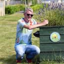 John West, co-founder of Winchburgh’s Community Growing Group, is grateful for the continued support.