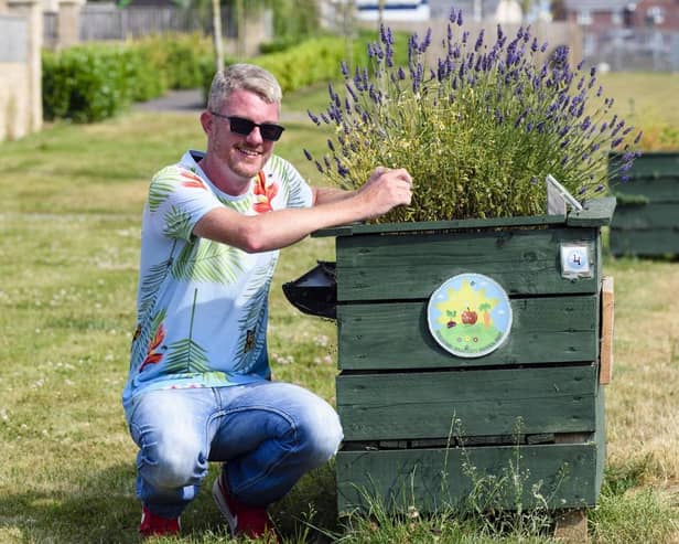 John West, co-founder of Winchburgh’s Community Growing Group, is grateful for the continued support.